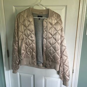 Topshop Pink bomber jacket